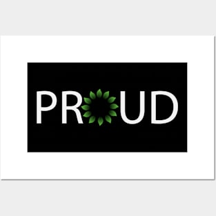 Proud feeling proud typographic artwork Posters and Art
